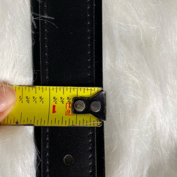 NWT Michael Kors unisex black leather belt size L - Picture 5 of 5